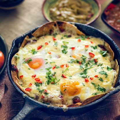 skillet eggs and sausage